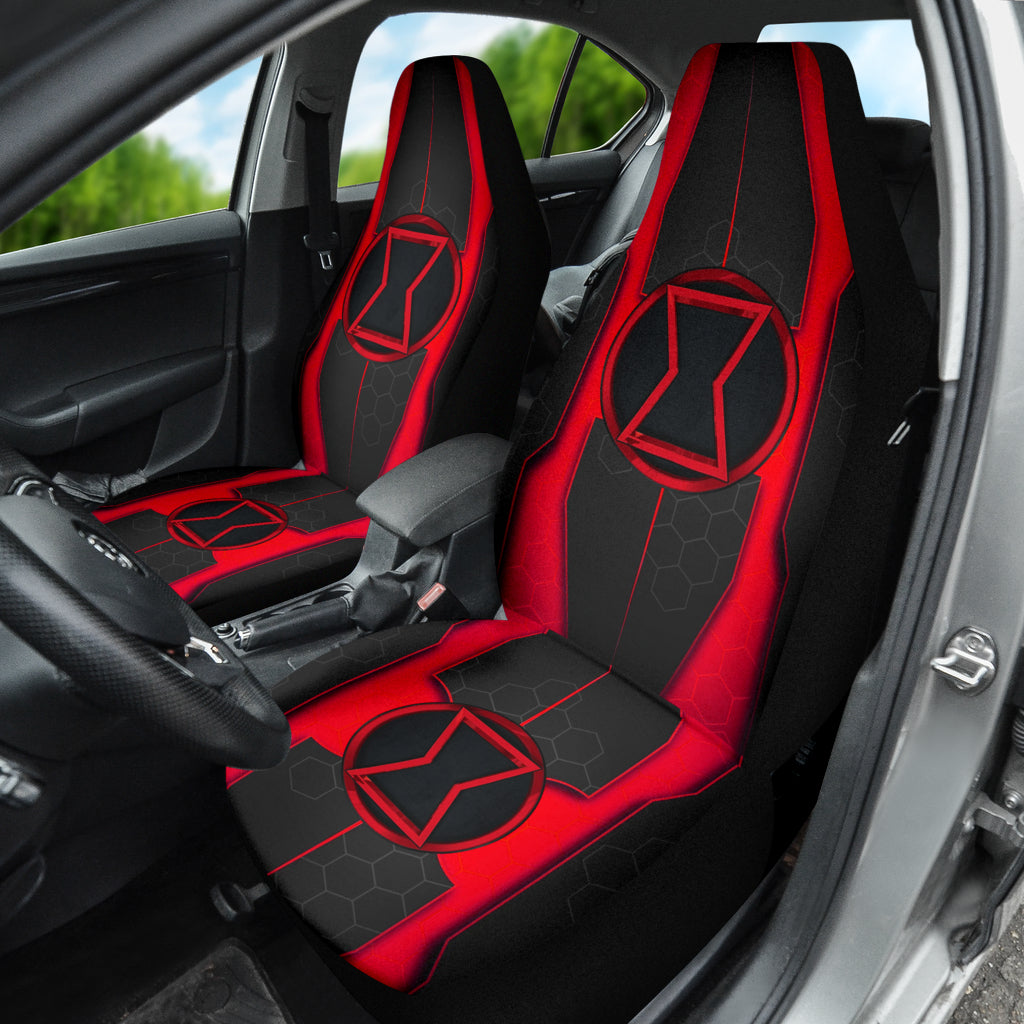 Black Widow Natasha Car Seat Covers Car Accessories Ci220526-09