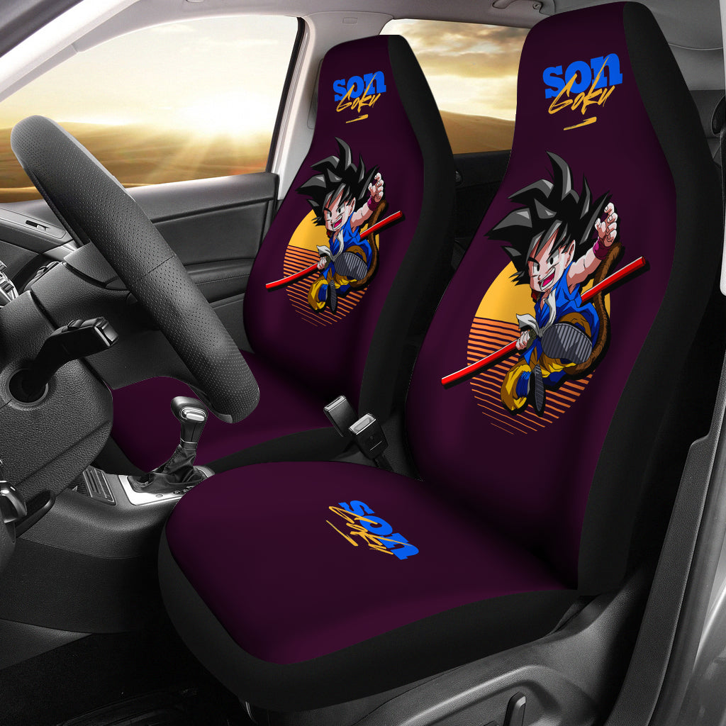 Goku Kid Pop Art Dragon Ball Anime Car Seat Covers Ci0730