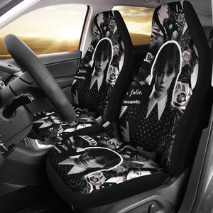 Wednesday Car Seat Covers Custom For Fans Ci221214-08