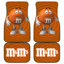 Load image into Gallery viewer, M&amp;M Orange Chocolate Funny Car Floor Mats Car Accessories Ci220525-04