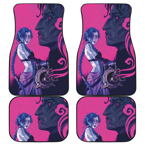 Arcane Jinx Fan Art Car Floor Mats Car Accessories Ci220810-06