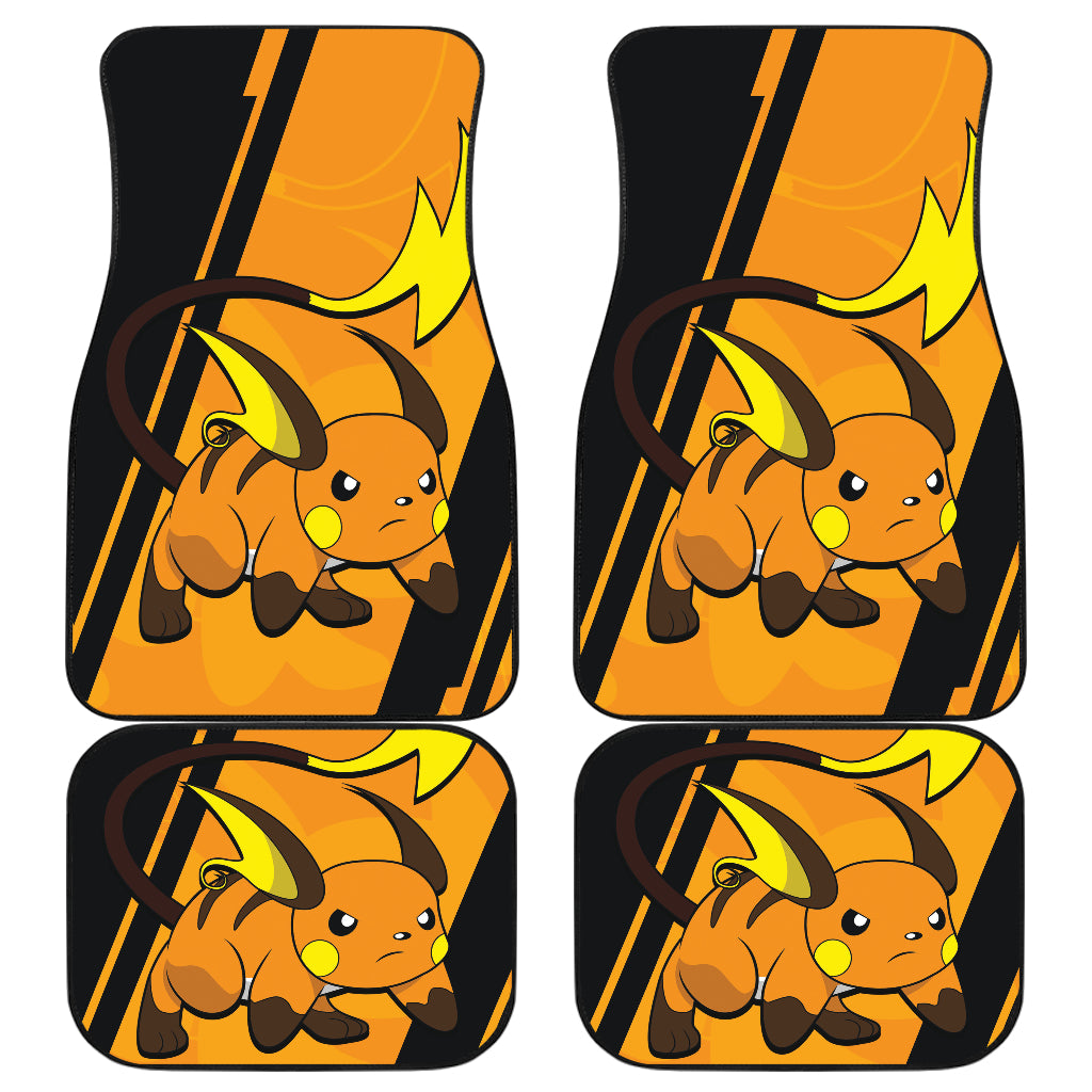 Raichu Pokemon Car Floor Mats Style Custom For Fans Ci230130-02a