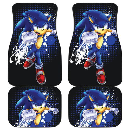 Sonic The Hedgehog Car Floor Mats Cartoon Car Accessories Custom For Fans Ci22060704