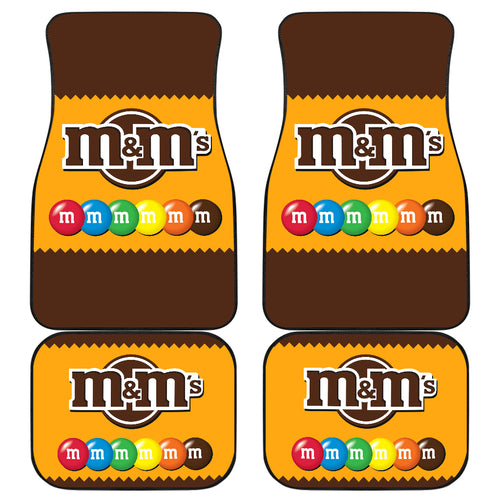 M&M Chocolate Logo Car Floor Mats Car Accessories Ci220506-02