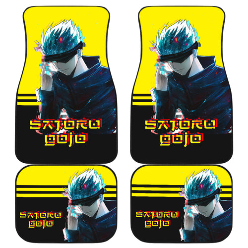 Satoru Gojo Yellow Style Jujutsu KaiSen Car Mats Anime Fan Car Mats For Car Ci0624