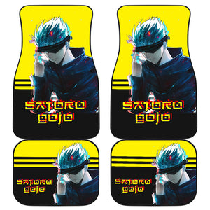 Satoru Gojo Yellow Style Jujutsu KaiSen Car Mats Anime Fan Car Mats For Car Ci0624