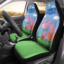 Load image into Gallery viewer, Peppa Pig Car Seat Covers Custom For Fans Ci221213-02