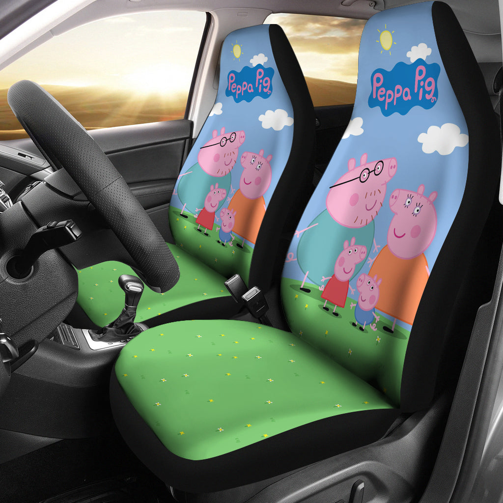 Peppa Pig Car Seat Covers Custom For Fans Ci221213-02