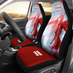 Zero Two  Anime Red Car Seat Covers Anime Seat Covers Ci0722