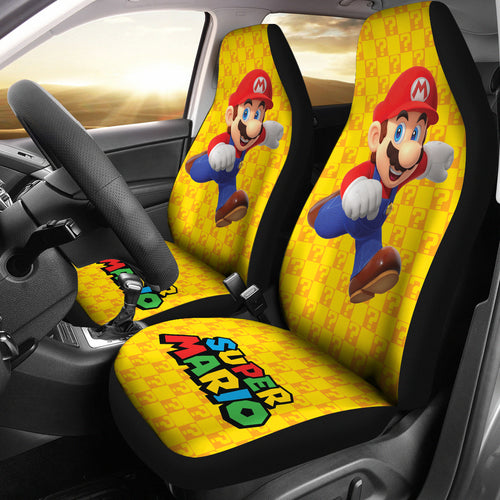 Super Mario Car Seat Covers Custom For Fans Ci221216-06