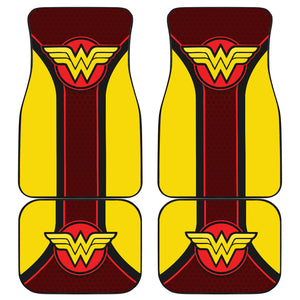 Wonder Woman Logo Car Floor Mats Custom For Fans Ci230105-07a
