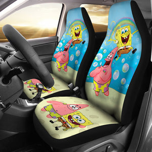 Spongebob Squarepants Car Seat Covers Custom For Fan Ci221122-09