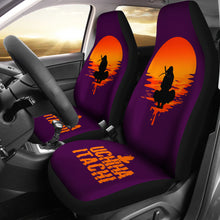 Load image into Gallery viewer, Naruto Anime Car Seat Covers - Uchiha Itachi Sitting Silhouette Melting Moon Seat Covers Ci101605