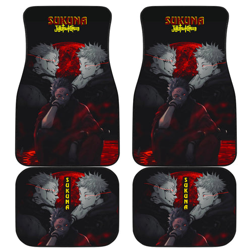 Sukuna Yuji Kaisen Car Floor Mats Jujutsu Kai Sen Anime Fan Car Mats Ci0702