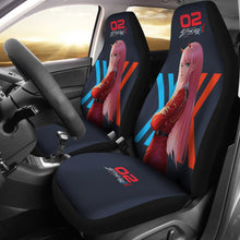 Load image into Gallery viewer, Zero Two 02 Anime Girl Car Seat Covers For Fans Ci0719