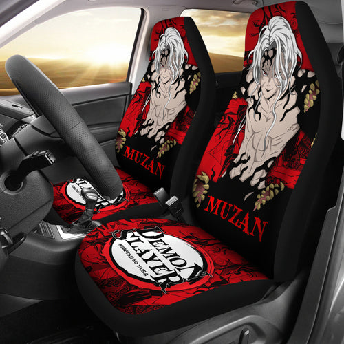 Demon Slayer Anime Seat Covers Demon Slayer Muzan Car Accessories Fan Gift Ci011501