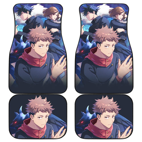 Yuji Itadori Car Floor Mats Jujutsu Kai Sen Anime Car Mats Ci0607