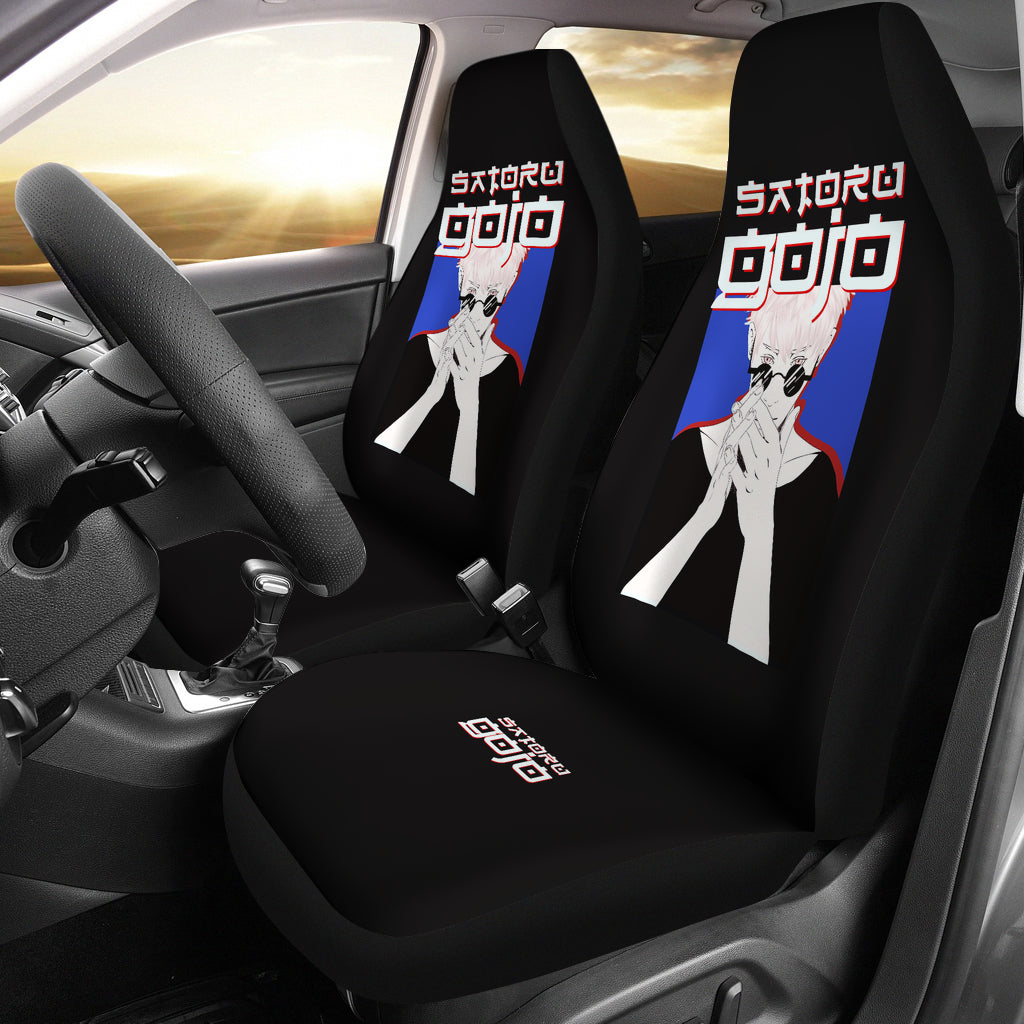 Satoru Gojo EDM Jujutsu KaiSen Car Seat Covers Anime Seat Covers Ci0625