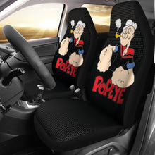 Load image into Gallery viewer, Popeye Car Seat Covers Popeye Halftone Background Car Accessories Ci221109-09