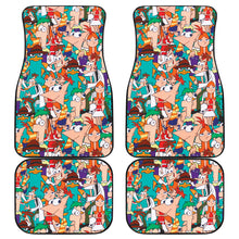 Load image into Gallery viewer, Phineas &amp; Ferb Car Floor Mats Custom For Fans Ci221208-08