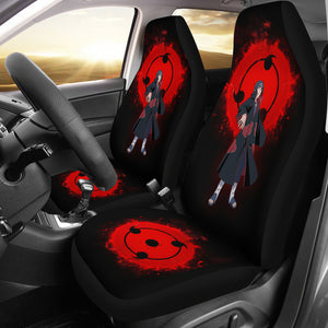 Itachi Akatsuki Red Seat Covers Naruto Anime Car Seat Covers Ci102004
