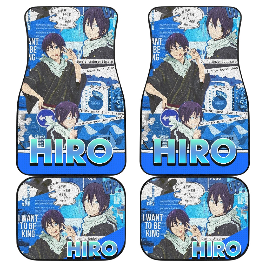 Zero Two Hiro  Anime Car Floor Mats Fan Gift Ci0716