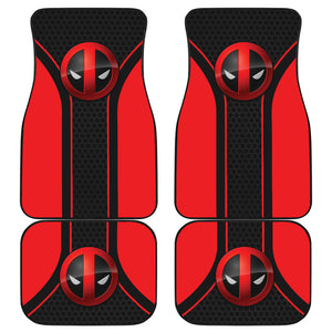 Deadpool Logo Car Floor Mats Custom For Fans Ci230103-08a