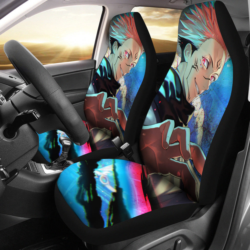 Yuji Itadori Car Seat Covers Jujutsu KaiSen Anime Seat Covers Fan Gift Ci0607
