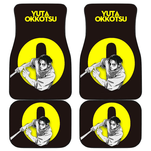 Yuta Okkotsu Yellow Car Floor Mats Jujutsu Kaisen Anime Fan Car Mats Ci0708