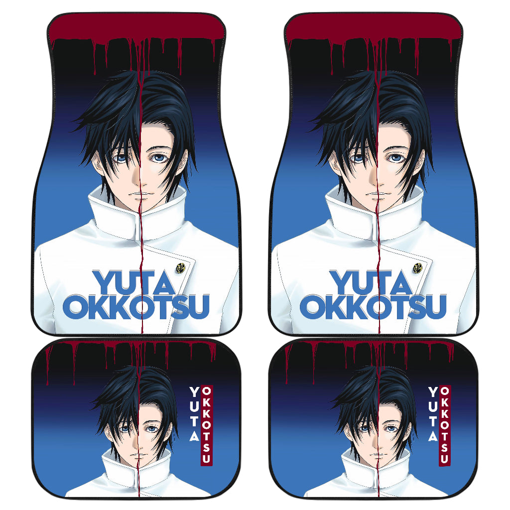 Yuta Okkotsu Style Car Floor Mats Jujutsu Kai Sen Car Mats Ci0706