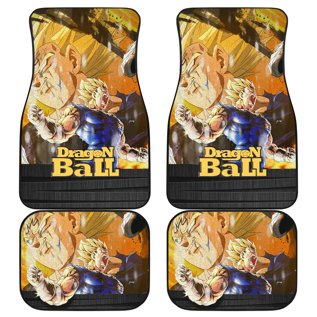 Vegeta Saiyan Face Dragon Ball Car Floor Mats Anime Car Accessories Ci0819