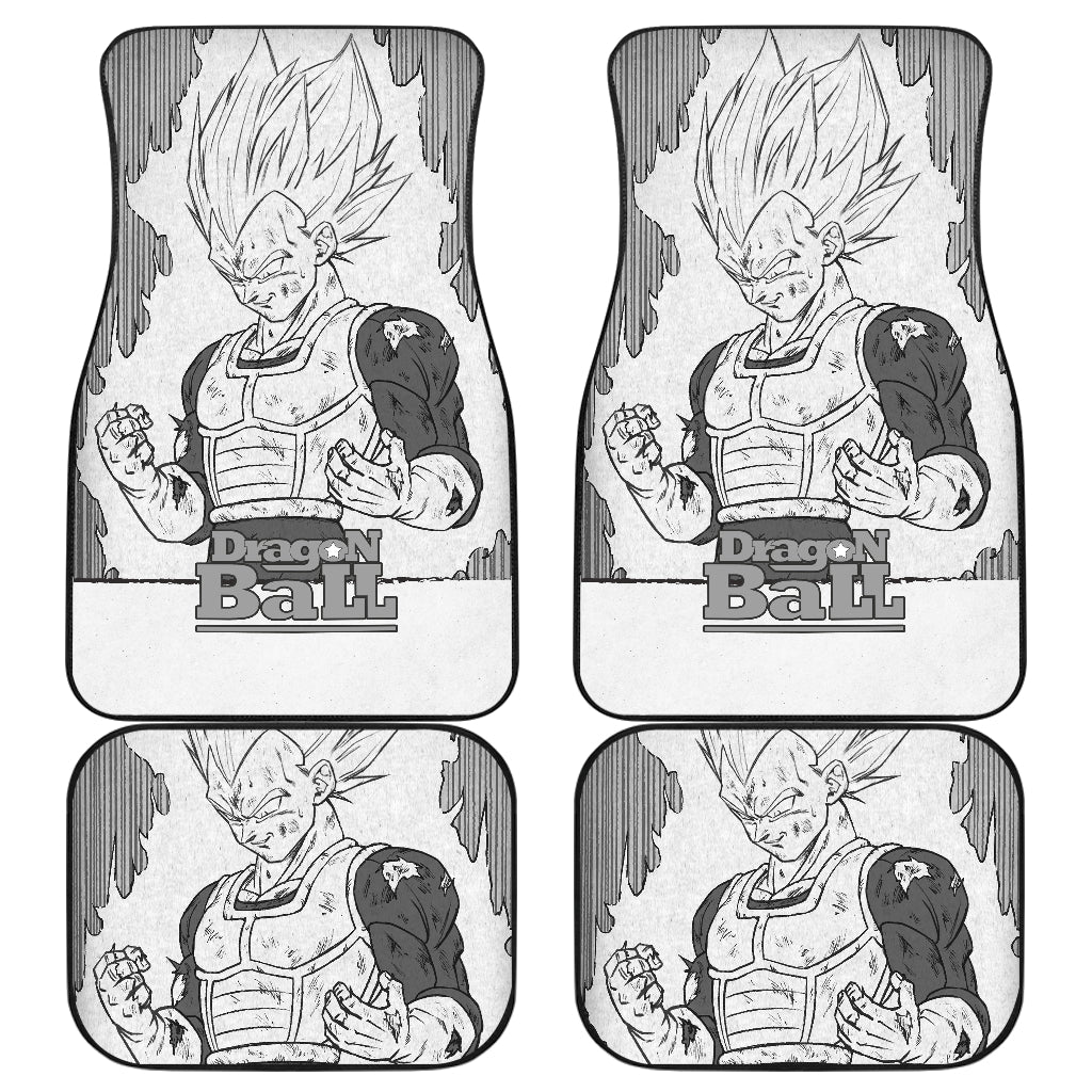 Vegeta Legend Dragon Ball Blood Car Floor Mats Anime Car Accessories Ci0820