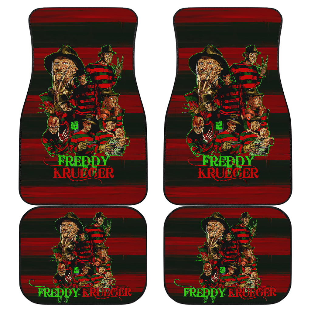 A Nightmare On Elm Street Car Floor Mats Freddy Krueger Car Accessories Ci0823