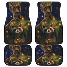 Load image into Gallery viewer, Groot And Rocket Guardians Of The Galaxy Car Floor Mats Movie Car Accessories Custom For Fans Ci22061409