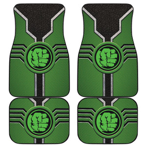 Hulk Logo Car Floor Mats Custom For Fans Ci230111-12a