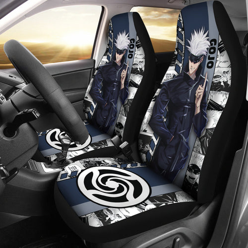 Satoru Gojo Car Seat Covers Jujutsu Kaisen Custom For Fans Ci221222-05