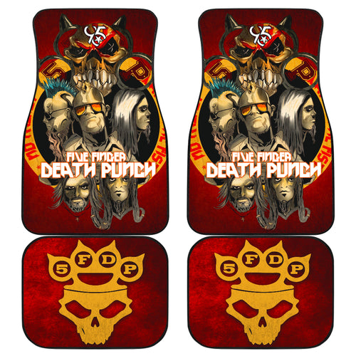 Five Finger Death Punch Rock Band Car Floor Mats Five Finger Death Punch Car Accessories Fan Gift Ci120903