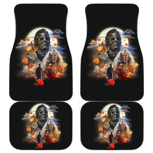 Load image into Gallery viewer, Horror Movie Car Floor Mats | Michael Myers And Laurie Maple Leaf Falling Car Mats Ci090621