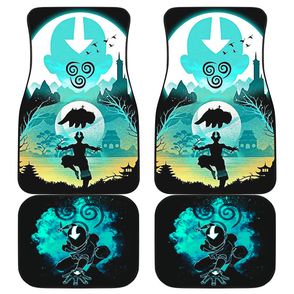 Avatar The Last Airbender Anime Car Floor Mats Avatar The Last Airbender Car Accessories Aang Artwork Ci121605