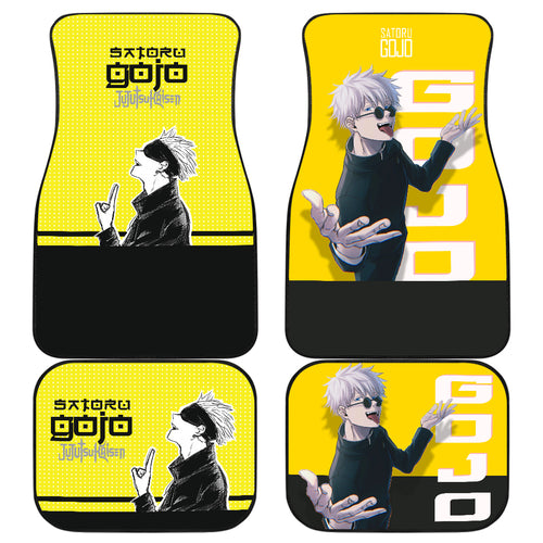 Satoru Jujutsu KaiSen Yellow Style Car Mats Anime Mats Ci0629