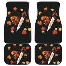 Load image into Gallery viewer, Horror Movie Car Floor Mats | Michael Myers And Laurie Strode On Knife Car Mats Ci090721