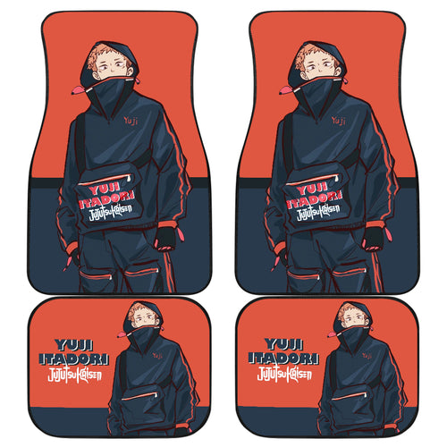 Yuji Itadori Free Style Car Floor Mats Jujutsu KaiSen Anime Car Mats Ci0712