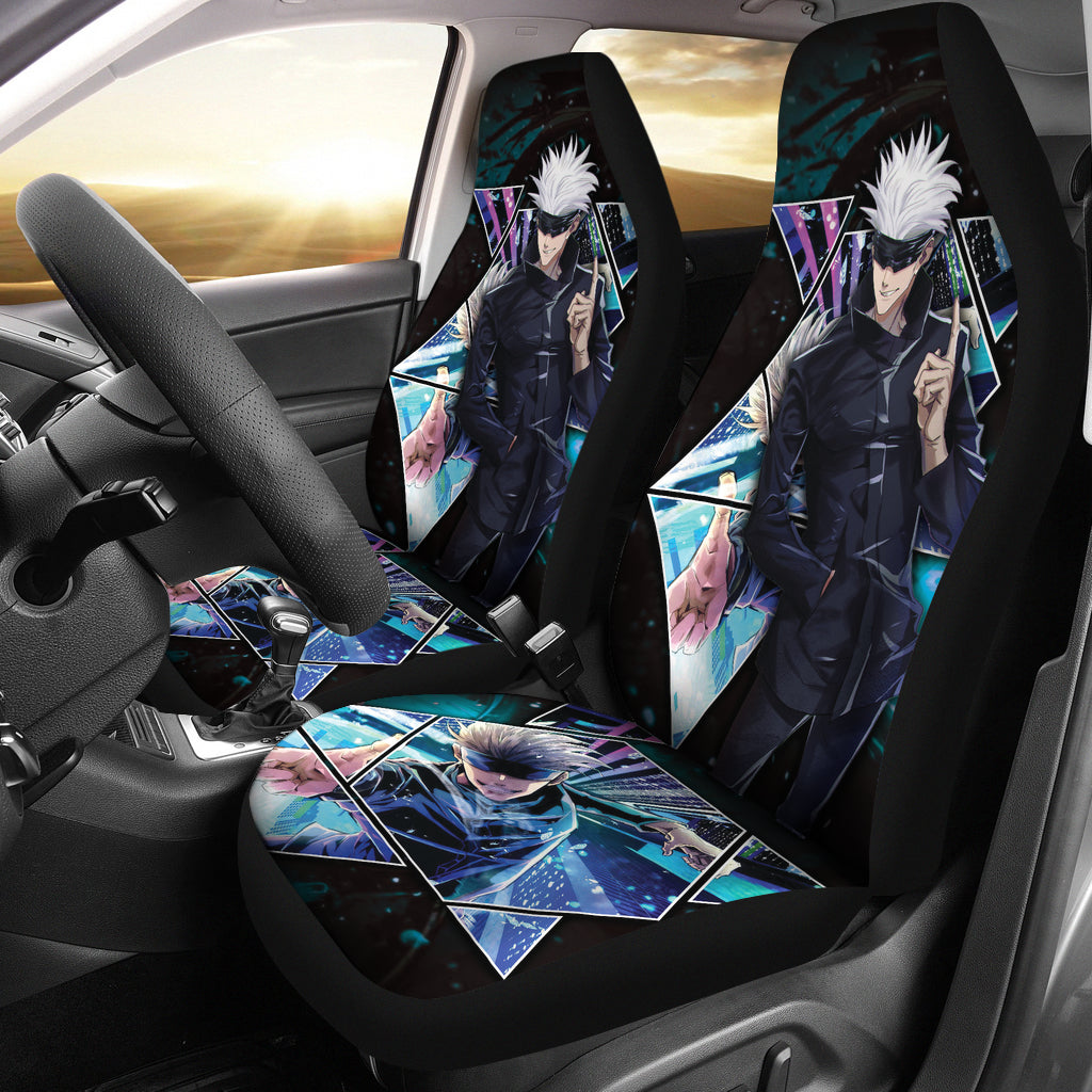 Satoru Gojo Car Seat Covers Jujutsu Kaisen Custom For Fans Ci221222-02