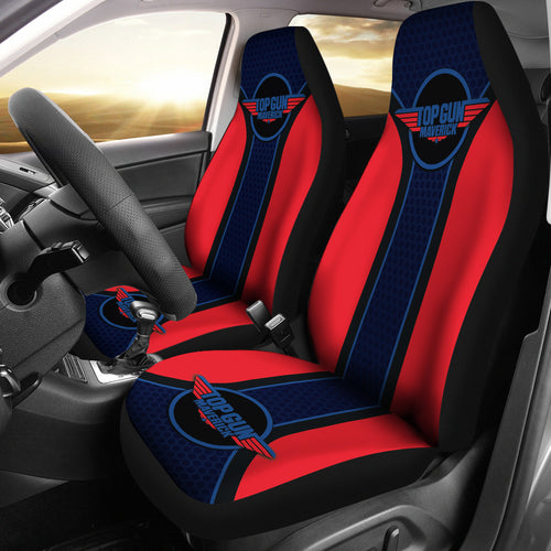 Top Gun Maverick Logo Car Seat Covers Custom For Fans Ci221230-04