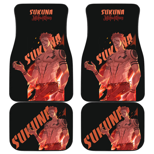 Sukuna Fandom Car Floor Mats Jujutsu Kai Sen Anime Fan Car Mats Ci0702