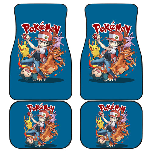 Pokemon Pattern Car Floor Mats Anime Car Accessories Ci102802