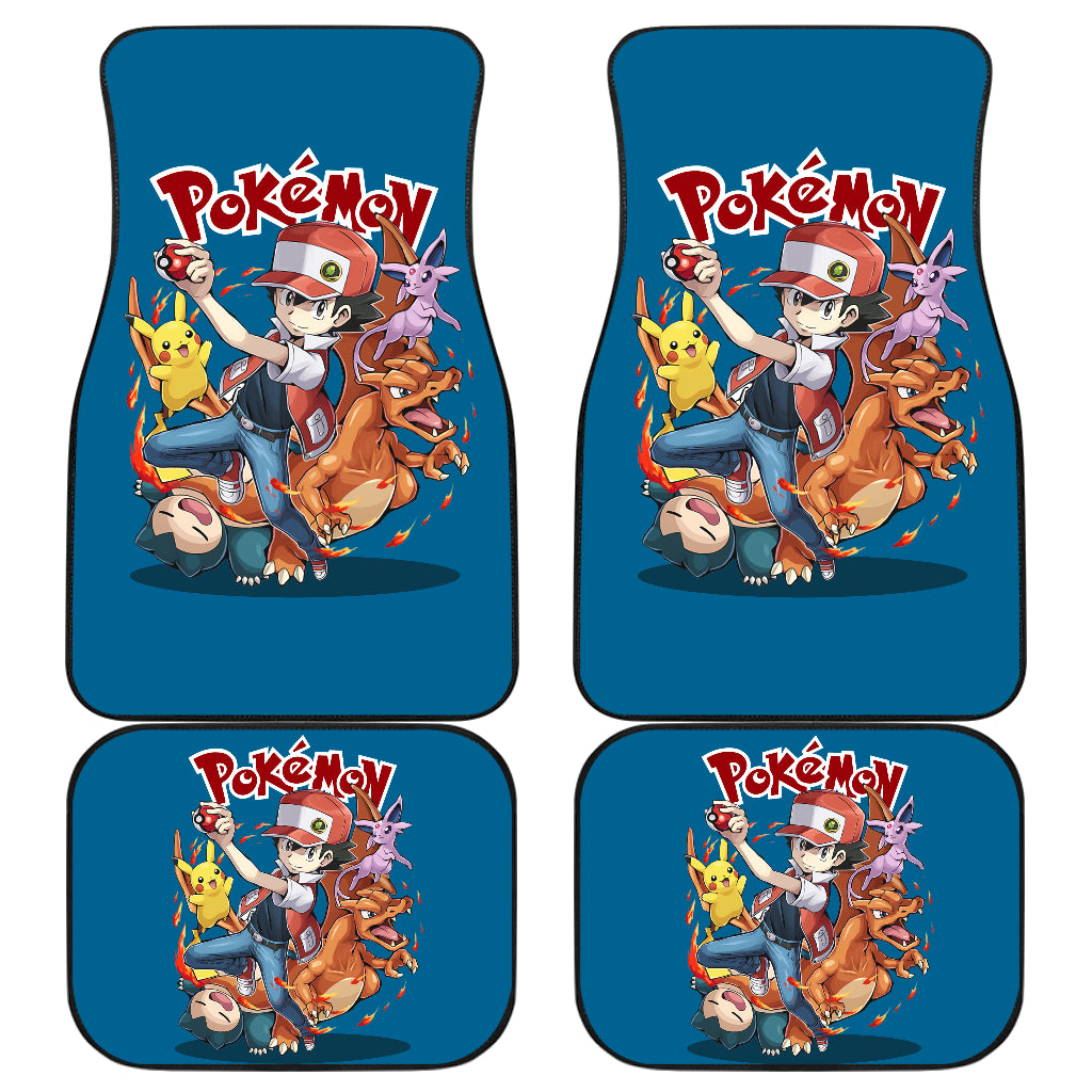 Pokemon Pattern Car Floor Mats Anime Car Accessories Ci102802