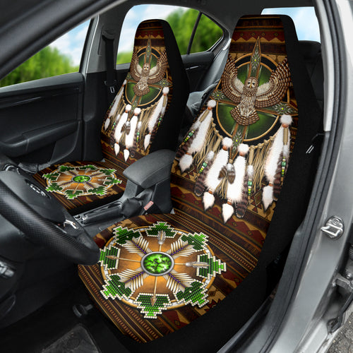Owl Native American Car Seat Covers Car Accessories Ci220419-02