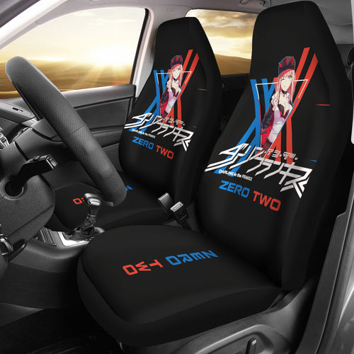Zero Two Sweets Girl Anime Car Seat Covers Ci0723