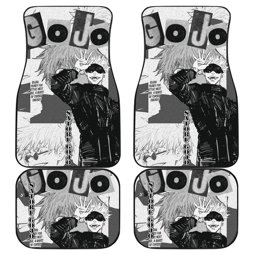 Satoru Gojo Characters Jujutsu KaiSen Car Mats  Anime Car Mats Gift Ci0628